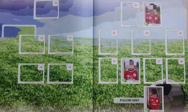 Gli album? Li fanno anche con le figurine dei bambini delle scuole calcio